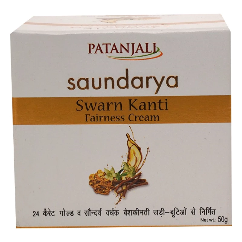 Patanjali Saundarya Swarn Kanti Fairness Cream, 50 g-1.webp